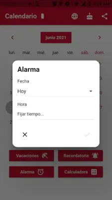 Calendario android App screenshot 0