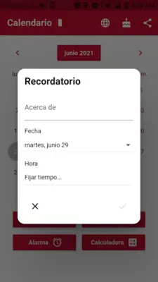 Calendario android App screenshot 5